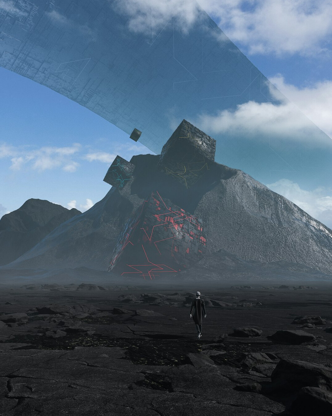 futuristic ai city